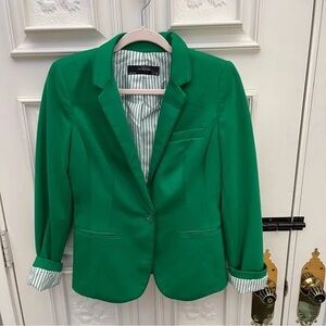 The Limited Vibrant Green Blazer